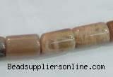 CSS253 15.5 inches 10*16mm column natural sunstone beads