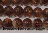 CSS553 15.5 inches 7mm round natural golden sunstone beads