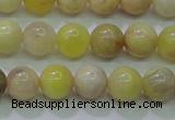 CSS602 15.5 inches 8mm round yellow sunstone gemstone beads