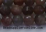 CSS643 15.5 inches 10mm faceted round sunstone gemstone beads