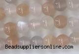 CSS700 15.5 inches 4mm round mixed sunstone beads wholesale