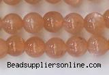 CSS703 15.5 inches 4mm round natural golden sunstone beads