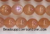 CSS708 15.5 inches 4mm round natural golden sunstone beads