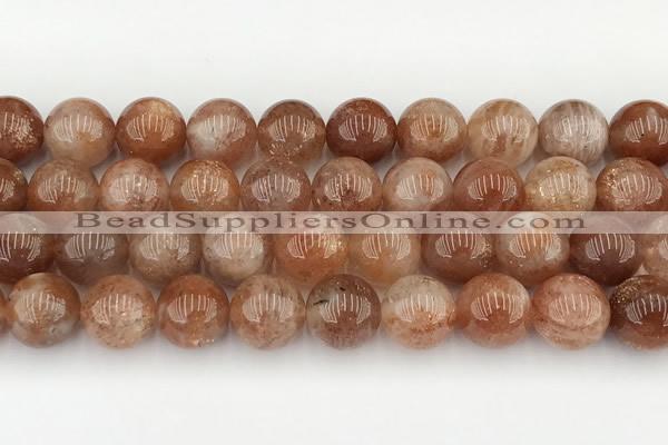 CSS756 15.5 inches 12mm round golden sunstone beads wholesale