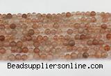 CSS760 15.5 inches 5mm round golden sunstone beads wholesale