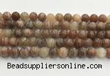 CSS777 15.5 inches 10mm round sunstone gemstone beads wholesale