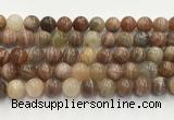 CSS779 15.5 inches 14mm round sunstone gemstone beads wholesale