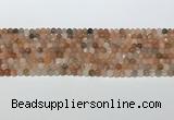 CSS783 15.5 inches 4mm round sunstone gemstone beads wholesale