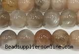 CSS805 15 inches 6mm round rainbow sunstone beads