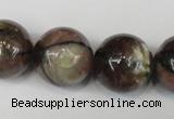 CST40 15.5 inches 20mm round staurolite gemstone beads wholesale