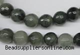 CSW12 15.5 inches 8mm faceted round seaweed quartz beads wholesale