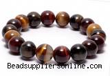 CTB07 7 inches 10mm round tiger eye stretch bracelet wholesale