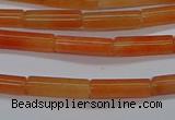 CTB322 15.5 inches 4*13mm tube red aventurine beads wholesale