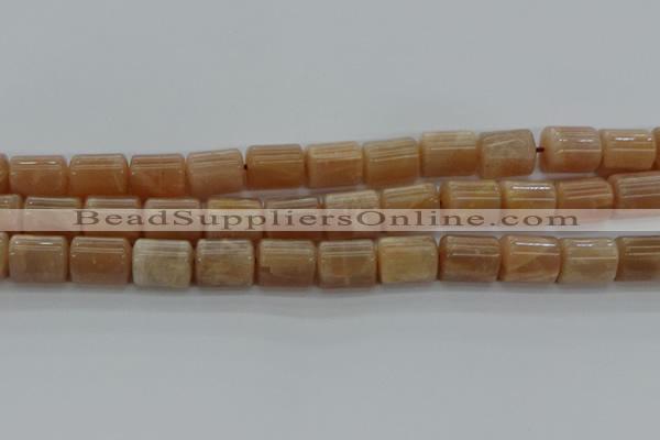 CTB510 15.5 inches 10*13mm triangle moonstone beads wholesale