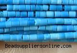 CTB803 15.5 inches 1mm tube turquoise beads wholesale