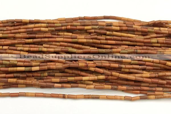 CTB978 15 inches 2*4mm tube gemstone beads