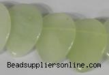 CTD05 Top drilled 22*30mm flat teardrop New jade beads