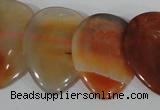 CTD14 Top drilled 22*30mm flat teardrop agate gemstone beads