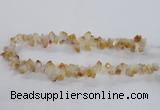 CTD1644 Top drilled 10*14mm - 10*18mm faceted nuggets citrine beads