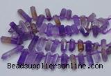 CTD2110 Top drilled 10*25mm - 12*45mm sticks ametrine beads