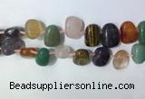 CTD2153 Top drilled 15*25mm - 18*25mm freeform mixed gemstone beads