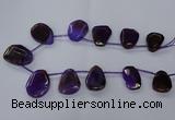 CTD2566 15.5 inches 18*25mm - 30*40mm freeform agate beads