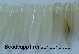 CTD2678 Top drilled 8*25mm - 10*50mm bullet agate beads wholesale