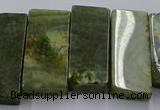 CTD2693 Top drilled 16*22mm - 16*55mm rectangle agate beads