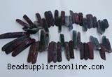 CTD2911 Top drilled 8*35mm - 10*65mm sticks agate beads