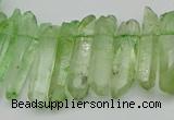 CTD3548 Top drilled 6*20mm - 8*35mm sticks quartz beads wholesale