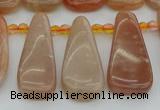 CTD3649 Top drilled 10*20mm - 15*45mm freeform moonstone beads