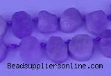 CTD3886 Top drilled 8*10mm - 10*14mm freeform kunzite beads