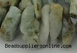 CTD421 Top drilled 10*20mm - 18*35mm nuggets aquamarine beads