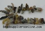 CTD436 Top drilled 10*20mm - 12*45mm sticks druzy agate beads