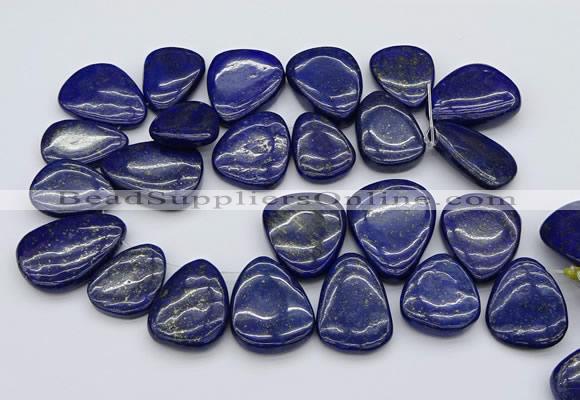 CTD457 15.5 inches 25*30mm - 35*45mm freeform lapis lazuli beads