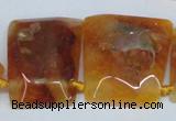 CTD662 Top drilled 25*30mm - 30*40mm freeform agate beads