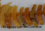 CTD710 Top drilled 12*25mm - 15*40mm wand agate gemstone beads