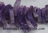 CTD720 Top drilled 12*25mm - 14*40mm wand agate gemstone beads