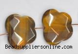 CTE10 butterfly shape 25*30mm yellow tiger eye beads wholesale