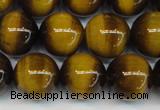 CTE1229 15.5 inches 12mm round A grade yellow tiger eye beads