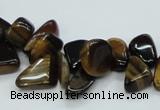 CTE123 15.5 inches 8*12mm nugget yellow tiger eye beads wholesale