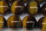 CTE1239 15.5 inches 16mm round A+ grade yellow tiger eye beads