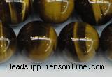 CTE1253 15.5 inches 12mm round AAA grade yellow tiger eye beads