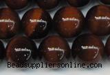 CTE1262 15.5 inches 10mm round AB grade red tiger eye beads