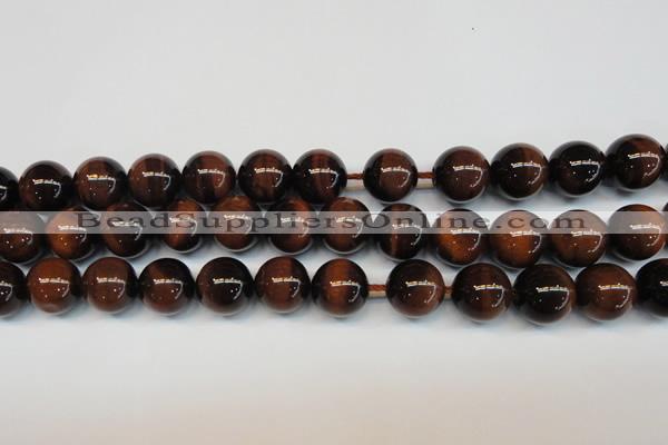 CTE1272 15.5 inches 14mm round AB+ grade red tiger eye beads