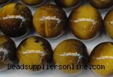 CTE1313 15.5 inches 12mm round B grade yellow tiger eye beads