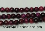 CTE135 15.5 inches 6mm round dyed tiger eye gemstone beads