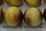 CTE1407 15.5 inches 18mm round golden tiger eye beads wholesale