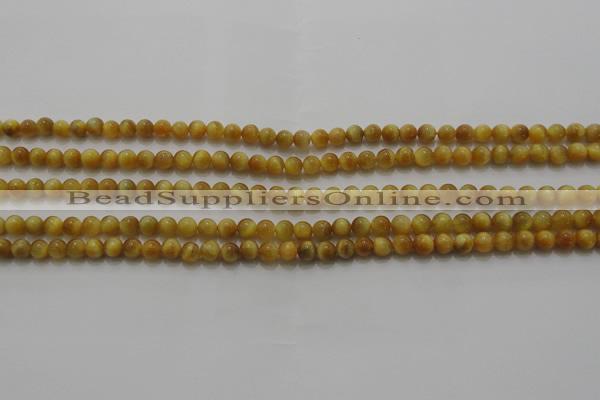 CTE1410 15.5 inches 4mm round golden tiger eye beads wholesale