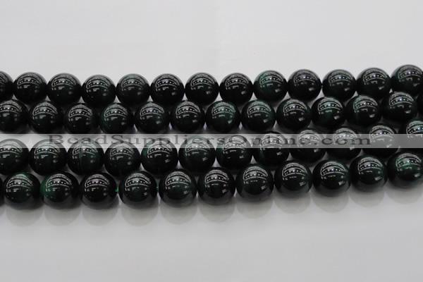 CTE1434 15.5 inches 12mm round green tiger eye beads wholesale